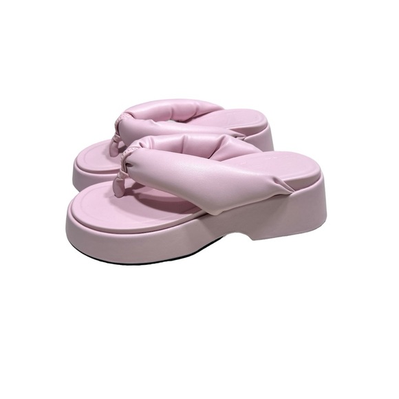 GANNI Women platform thong sandals sz 40 NWOT - Picture 2 of 10